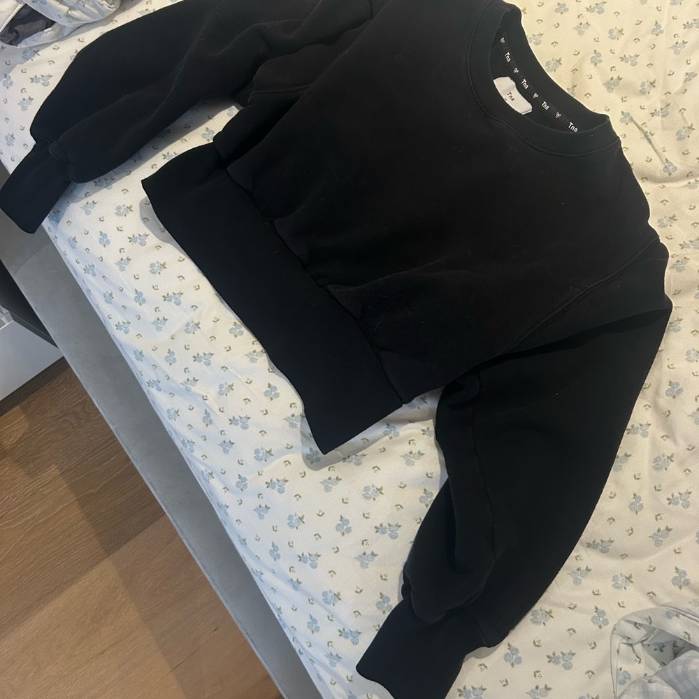 TNA Black Crew Neck Sweater
